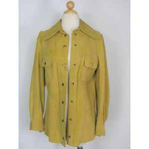 Jane Justin Don Sophisticates Suede Shirt Jacket